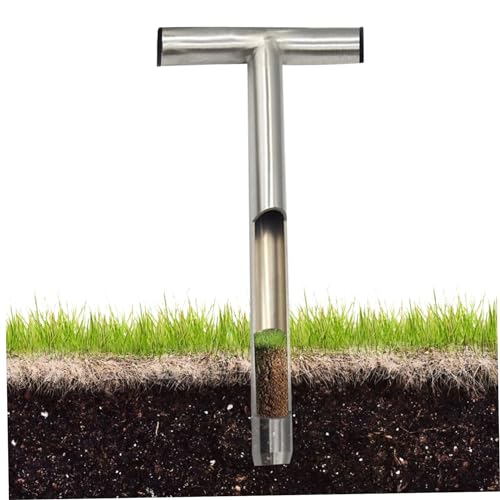 Sonde de sol 14 pouces acier inoxydable sampleur de terre portable