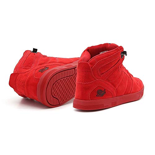 Tênis Landfeet Original Cano Alto Couro Embarcadero Il Vermelho 44