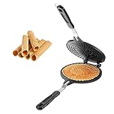 Dyna-Living Waffle Cone Maker Non-stick Ice Cream Cone Maker 6.7 inches Ice Cream Cone Waffle Maker Household Egg Roll Maker Waffle Bowl Machine for DIY Ice Cream Waffle Cone Desserts