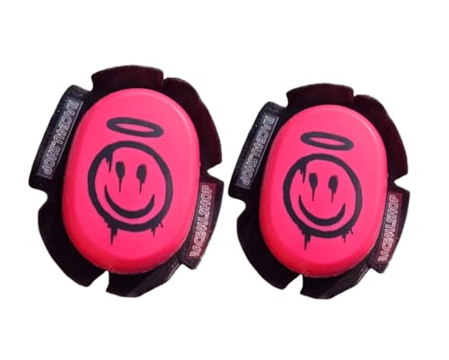 Generisch Rac4u.Shop Premium Knieschleifer - optimaler Abrieb & lange Haltbarkeit | Motorrad Kneeslider ideal für die Rennstrecke und Straße - Set