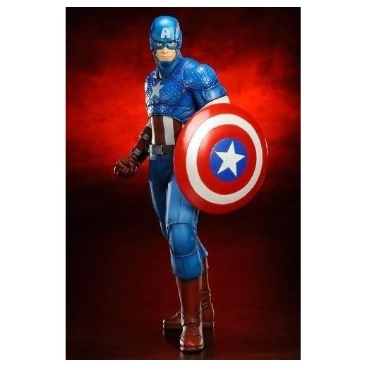 Kotobukiya Marvel Comics Captain America Marvel Now! ArtFX+ Statue by Kotobukiya
