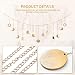 Mondphasen Girlande mit LED Lichterkette, Gold Wanddeko Boho, 144 cm 13 Monde Mond Girlande Aesthetic Boho Deko Girlande, Wandbehang Decor, Geburtstagsgeschenk Muttertagsgeschenk
