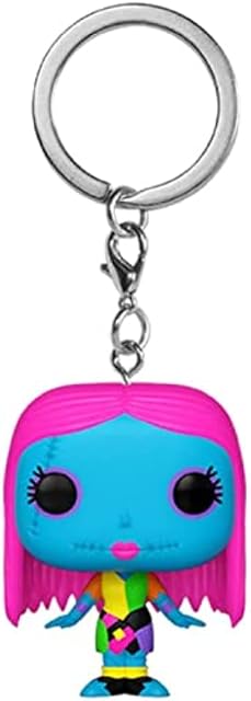 Funko POP Keychain: The Nightmare Before Christmas - Blacklight - Sally