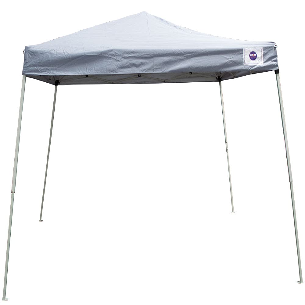 Photo 1 of **USED**   Impact Canopy 10x10 Slant Leg Pop up Canopy Tent Gray-No Sidewall Gray No Sidewall Leg Canopy