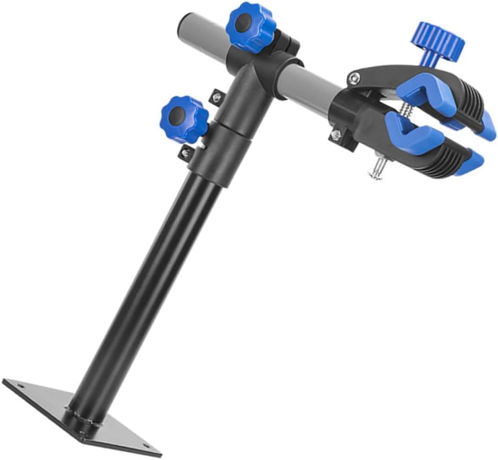 BESPORTBLE Telescopic Adjustable Bike Repair Stand Durable Wall Mount Storage Rack for Easy Maintenance Lightweight and Design Quick Release Buckle for Convenient Use