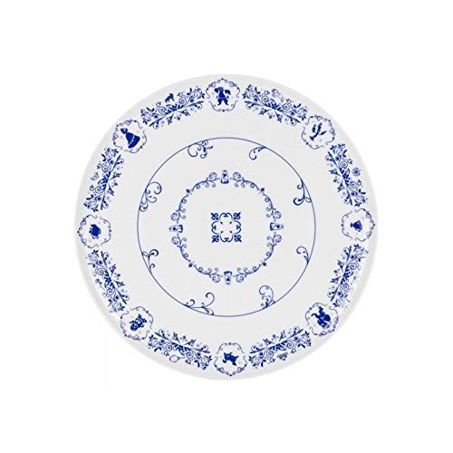 Plat a tarte porcelaine Disney pour gouter en famille Beauty & The Beast