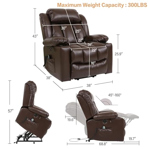 Sillón Plegable Cuero Sintético Negro miniatura 2
