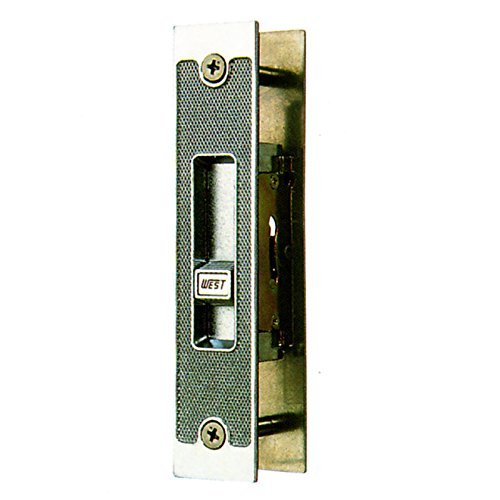 注:外鍵なしWEST製 アルミサッシ 召合せ 内締錠 KH-3内 キーなし 引き戸 鍵 交換 取替え 主な使用サッシ:立山アルミ, アルナ, 日軽 など KH3内 引戸 引違戸