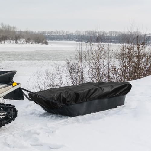 Jet Sled Cover, 68.9x33.46x7.87in 600D Oxford Cloth Ice Fishing Jet Sled Cover Ice Fishing Gear Accessories Waterproof Sun-Protection Sled Travel Cover for Outdoor Activities Winter Camping Hunting by lasuroa - Image 6