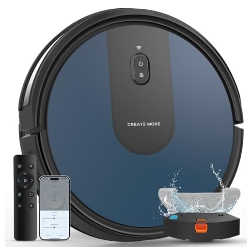 eitton Robot Vacuum Cleaner with Mop, 4-in-1 Robotic Vacuums, 5000Pa Ultra Strong Suction, Auto Carpet Boost,Self-Charging, Alexa/App/WiFi for Pet Hair Hard Floor