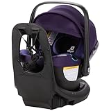 Diono LiteClik30 XT SafePlus Infant Car Seat and Base, Rear-Facing for Infants 4-30lbs, SafePlus Engineering, with Infant Insert, UPF 50+ Sunshade (Purple Wildberry)