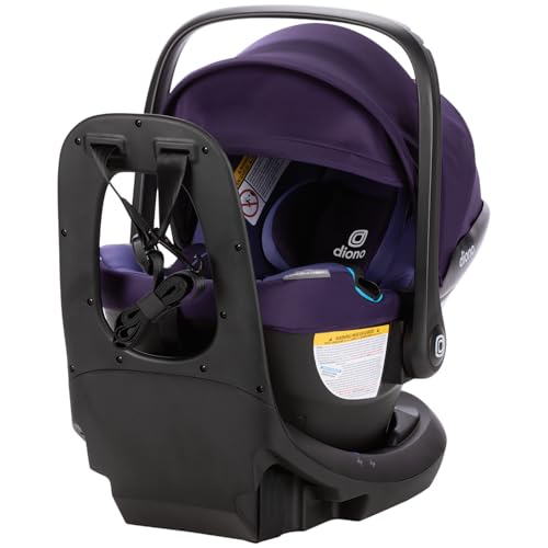 Diono LiteClik30 XT SafePlus Infant Car Seat and Base, Rear-Facing for Infants 4-30lbs, SafePlus Engineering, with Infant Insert, UPF 50+ Sunshade...
