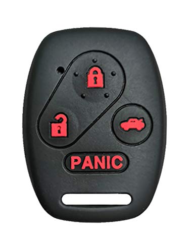 KAWIHEN Silicone Key Fob Cover Protector Compatible with Honda Accord Accord Crosstour CR-V Civic Element Pilot OUCG8D-380H-A N5F-S0084A N5F-A05TAA