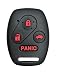 KAWIHEN Silicone Key Fob Cover Case Protector Smart Remote Control Shell Keyless Entry Case Holder Cover For Honda Accord Accord Crosstour CR-V Civic Element Pilot OUCG8D-380H-A N5F-S0084A N5F-A05TAA