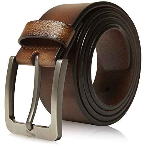 Access Denied Perfect Combo Gift For Him Genuine Leather Dress Belt With Single Prong Buckle Belt Set3