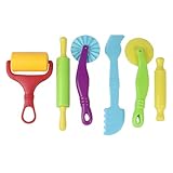【Perfektes Geschenk】Die Kinder Plastilin Werkzeuge sind die besten Helfer, um die praktischen Fähigkeiten beim Umgang mit Teig, Ton und Knetmasse zu fördern. Sie eignen sich hervorragend als Geschenke für Geburtstagspartys, Thanksgiving.
