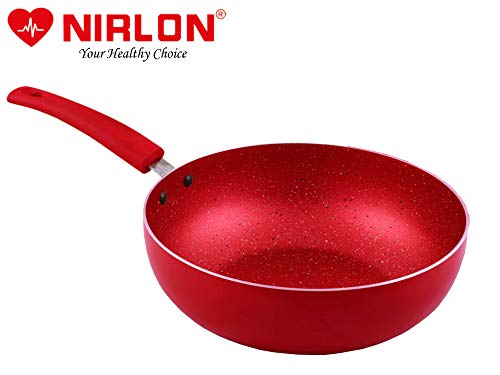Image of Nirlon Non Stick Induction Base Dishwasher Safe Aluminium Deep Kadhai