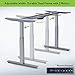 Uncaged Ergonomics Rise Up Standing Desk Legs – Dual Motor Standing Desk Frame with Memory Electric Standing Desk Frame Height Adjustable Table Legs for Sit Stand Desk Base Electronic Rising Desk