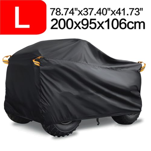 Housse de protection imperméable 190T pour quad, moto, scooter et kart
