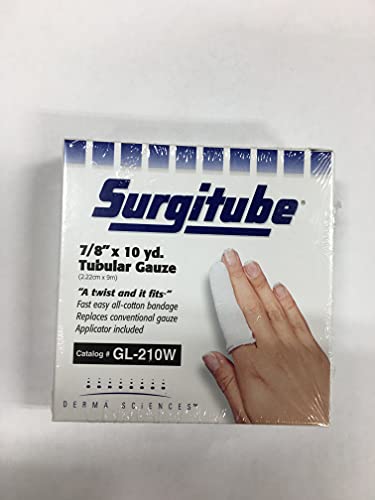 Surgitube 7/8 x 10 Yards Tubular Dressing Gauze White