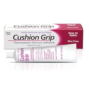 Cushion Grip Thermoplastisches Haftmittel für Zahnprothesen