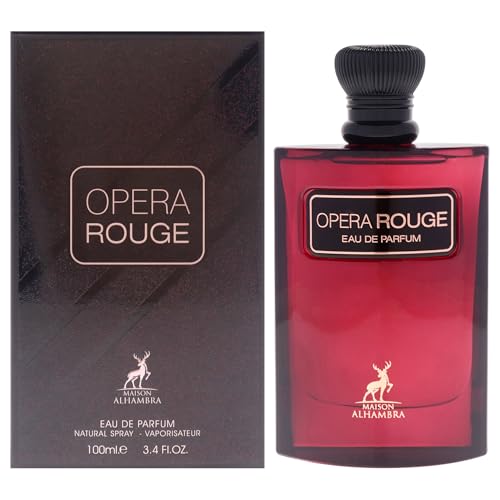 Opera – Rouge by Maison Alhambra for Unisex – 3,4 oz EDP Spray