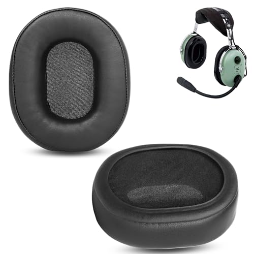 H10-60 Earpads Compatible with David Clark H10-13.4 H10-20 H10-30 H10-40 H10-13S H10-76 H10-60 DC Headphones (Protein Leather and Memory Foam Ear Cushions) miniatura 1