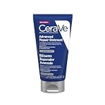 CeraVe Bálsamo Reparador Avanzado, Para Piel Agrietada, Irritada y Seca, Para Rostro, Labios y Cuerpo, Protege, Hidrata y Alivia, Con Vaselina, Ácido Hialurónico y Ceramidas, 50 ml