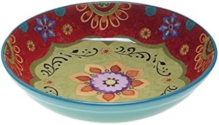 Certified International 22467 Tunisian Sunset Serving/Pasta Bowl, 13.25" x 3", Multicolor