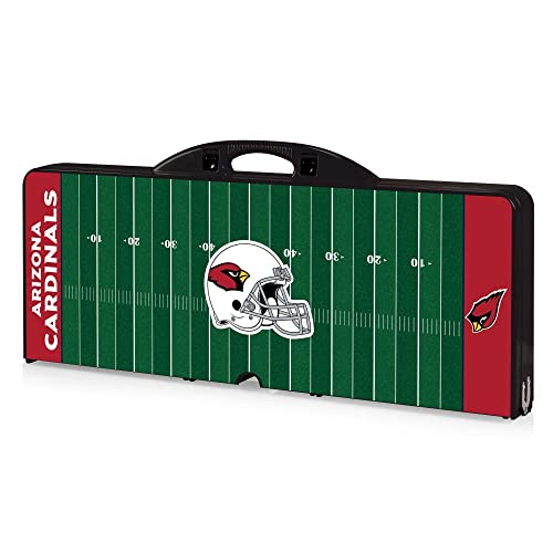 Image of Picnic TIME NFL Football Field Folding Picnic Table, Camping Table, Outdoor Table with Umbrella Hole