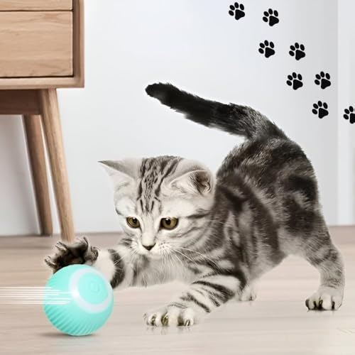 B2T Bola Elétrica Inteligente Pet, Brinquedo USB Elétrico, Gato Cachorro, Bolinha Giratória Que Mexe