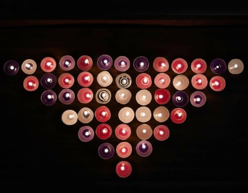 Image of 100 Pcs Paraffin Wax Candles Tea Light, 3 hr Burn time, No Residue Diwali Decoration,Smokeless, (100 PC Unscented) | Popo Toys
