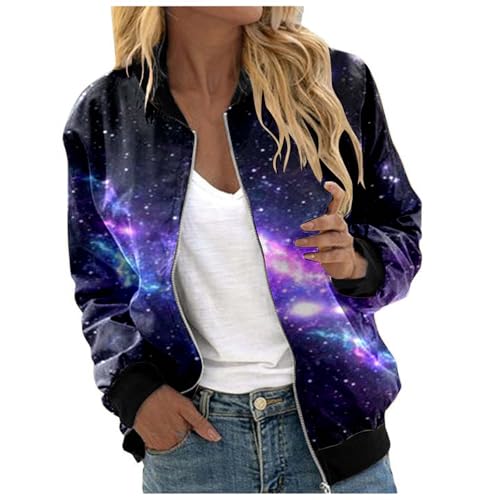 Chaqueta de primavera para mujer estilo aviador ideal para looks urbanos diarios