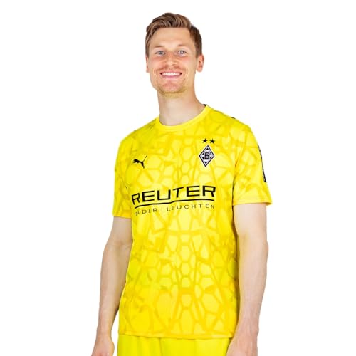 Puma Unisex BMG Replica Jersey GK - Maillot de gardien Borussia Mönchengladbach noir et vert