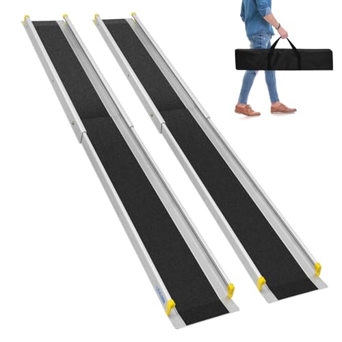 LIEKUMM 2 x Robuste Teleskop Rollstuhlrampe