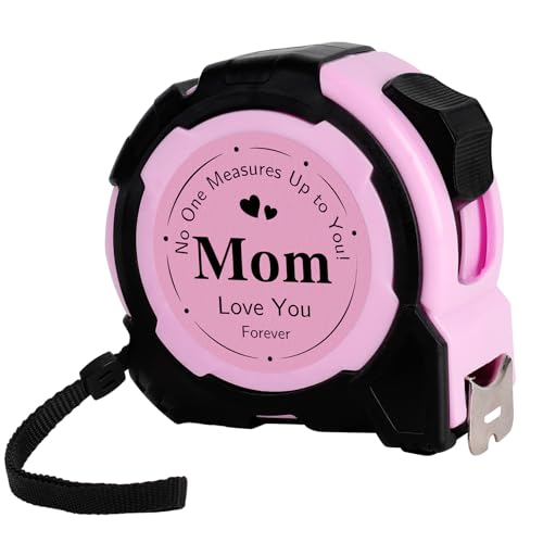 LSVGSAK Mom Gifts for Mothers Day Birthday Xmas Gifts for Mom Pink Tape Measure 25 ft Tool Retirement Valentines Day Xmas Present for Stepmom Mother in Law Mama Stocking Stuffers