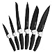 Chef Essential 6 Piece Knife Set With Matching Sheaths, Black