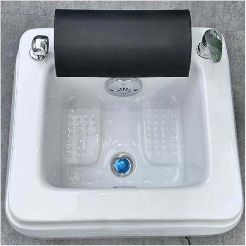 Spa de pies acrílico con masaje y calefacción grande miniatura 1
