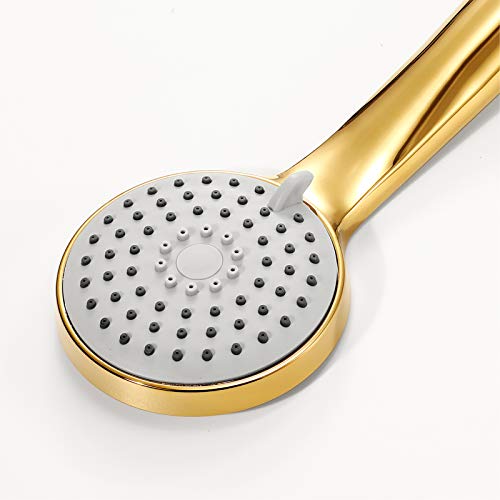 Pomme de douche de la tête de douche or titanium haute pression ensemble - 2