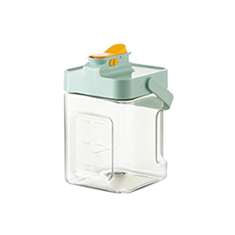 CTRLZS Summer Drink Dispenser with Tap, Large-Capacity Juice Drink Dispenser, Cold Kettle with Faucet,Green 2.3L