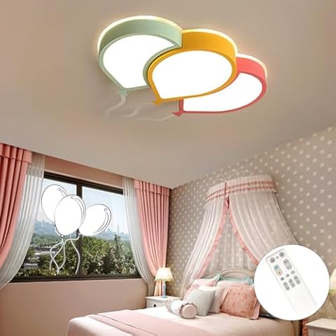 Modern Dimmable Balloon Ceiling Light for Kids Cover