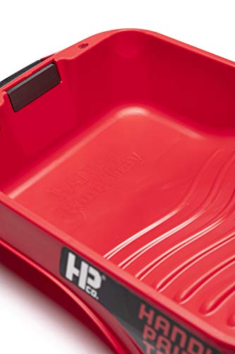 Handy Paint Tray, Deep-Well Design Holds Up To A Gallon Of Paint Or Stain, Sturdy Handles On Both Ends, Integrated Magnetic Brush Holder #TOP4