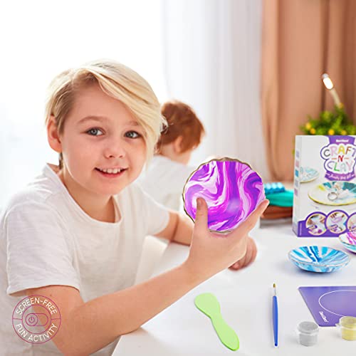 Craft-n-Clay-Jewelry-Dish-Making-Kit-for-Kids-Ages-8-14-Year-Old-Best-DIY-Arts-Crafts-Kits-Easter-Gifts-Creative-Toys-for-Preteen-Teenagers-Art-Projects-Girl-Birthday-Gift-Ideas