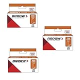 Arrow Fastener 259 Genuine T25/T2025 9/16-Inch Staples, 1,000-Pack, 3 Pack