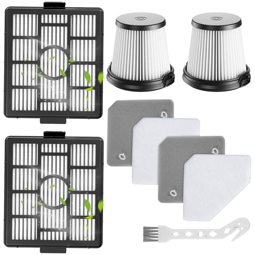 Replacement Parts for Shark Cleaner BU3521, HEPA Filter Replacement Compatible with Shark Clean & Empty Cordless Vacuum Cleaner BU3523 BU3521 BU3120