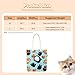 CHENZZZZ Dog Cat Paw Animal Footprint Pet Shoulder Carrying Bag, Canvas Shoulder Bag Dog Carrier, Portable Cat Small Tote Chest Bag
