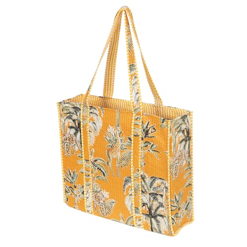 Image of Marubhumi Women Lightweight Travel Bag Purse Cotton Shoulder Tote Bag For Shopping Grocery & Beach Bag