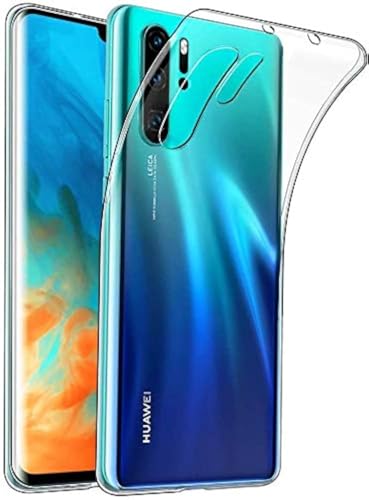 Captor Cover Trasparente per Huawei P30 Pro, Custodia TPU in Silicone Flessibile Morbida e Sottile, Protezione Full Body con Bordo Rialzato per Schermo e Fotocamera