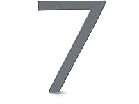 Vista 5 de Montague Metal Products Número de casa moderno de 6 pulgadas, número de casa flotante, fácil de instalar (0, cobre antiguo)