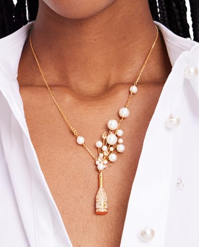 kate spade new york Cheers to That Statement Pendant, Champagne & Gold Color2